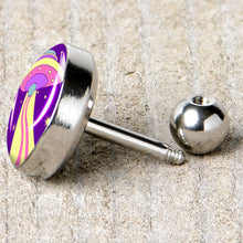 Load image into Gallery viewer, 16G 1/4 Style Space Invasion Tragus Cartilage Earring by Onyx O