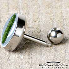 将图片加载到图库查看器,Green Pickle Tragus Cartilage Earring by Onyx O