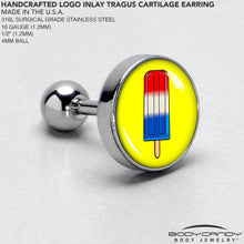Load image into Gallery viewer, 16G 1/4 Popsicle Treat Cartilage Tragus Earring by Onyx O