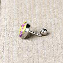 Load image into Gallery viewer, 16G 1/4 Cool Shades Bunny Cartilage Tragus Earring by Onyx O