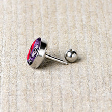 Load image into Gallery viewer, 16G 1/4 Grim Reaper Cartilage Tragus Earring by Onyx O