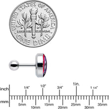Load image into Gallery viewer, 16G 1/4 Grim Reaper Cartilage Tragus Earring by Onyx O