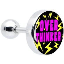Load image into Gallery viewer, 16G 1/4 Over Thinker Impact Tragus Cartilage Earring by Onyx O