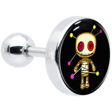 Load image into Gallery viewer, 16G 1/4 Voodoo Doll Tragus Cartilage Earring by Onyx O