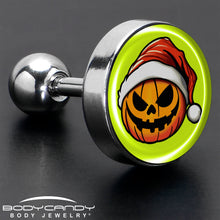 Load image into Gallery viewer, Christmas Holiday Santa Hat Pumpkin Tragus Cartilage Earring by Onyx O