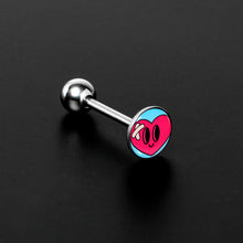 Load image into Gallery viewer, Heartbreak Bandaged Heart Barbell Tongue Ring by Onyx O
