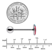 Load image into Gallery viewer, Heartbreak Bandaged Heart Barbell Tongue Ring by Onyx O
