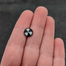 Load image into Gallery viewer, Glow in the Dark Black Anodized Radioactive Barbell Tongue Ring by Onyx O