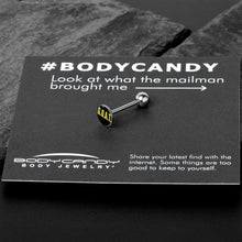 Load image into Gallery viewer, G.O.A.T. Barbell Tongue Ring by Onyx O