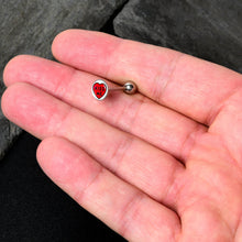 Load image into Gallery viewer, Kiss Me Candy Heart Barbell Tongue Ring by Onyx O