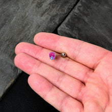 Load image into Gallery viewer, Funky Floral Mushroom Barbell Tongue Ring by Onyx O