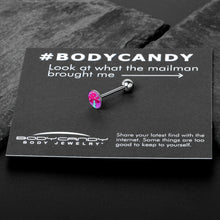 Load image into Gallery viewer, Funky Floral Mushroom Barbell Tongue Ring by Onyx O