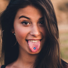 Load image into Gallery viewer, Pufferfish Barbell Tongue Ring by Onyx O