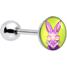 Load image into Gallery viewer, Cool Shades Bunny Barbell Tongue Ring by Onyx O