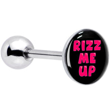 Load image into Gallery viewer, RIZZ ME UP Barbell Tongue Ring by Onyx O
