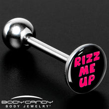 Load image into Gallery viewer, RIZZ ME UP Barbell Tongue Ring by Onyx O