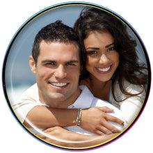 Load image into Gallery viewer, Custom Photo Rainbow Anodized Barbell Tongue Ring