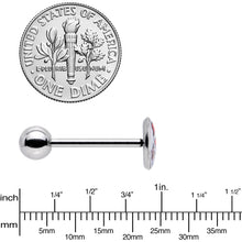 Load image into Gallery viewer, Christmas Peace Love Santa Barbell Tongue Ring by Onyx O