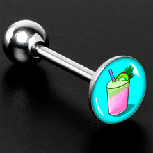 将图片加载到图库查看器,Summer Drink Barbell Tongue Ring by Onyx O