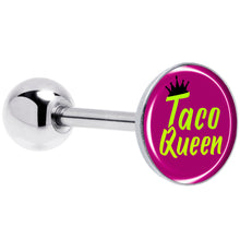 将图片加载到图库查看器,Taco Queen Barbell Tongue Ring by Onyx O
