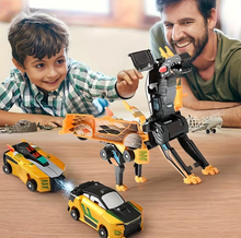 Load image into Gallery viewer, Car & Transforming Dinosaur Toy – Crash-Proof Manual