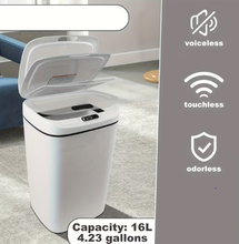 将图片加载到图库查看器,Smart Hands-Free Trash Can – 12L & 17L, Motion Sensor