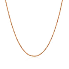 Load image into Gallery viewer, 14k Rose Gold Adjustable Popcorn Chain 1.3mm