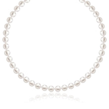 Load image into Gallery viewer, 14k Yellow Gold Necklace with White Freshwater Cultured Pearls (6.0mm to 6.5mm)
