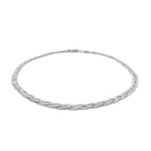 Load image into Gallery viewer, 3.5mm 14k White Braided Foxtail Anklet