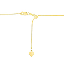 将图片加载到图库查看器,14k Yellow Gold Adjustable Snake Chain 0.85mm