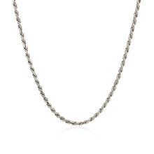 Load image into Gallery viewer, Sterling Silver 1.8mm Diamond Cut Rope Style Chain