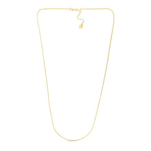 Load image into Gallery viewer, 14k Yellow Gold Adjustable Rope Chain 1.0mm