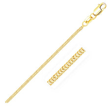 Load image into Gallery viewer, 14k Yellow Gold Foxtail 1.0mm Chain