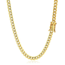 Load image into Gallery viewer, 10k Yellow Gold Semi Solid Miami Cuban Chain (4.50 mm)