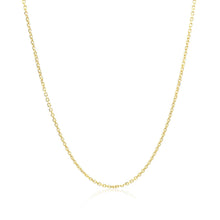 Load image into Gallery viewer, 10k Yellow Gold Diamond Cut Cable Link Chain (1.10 mm)