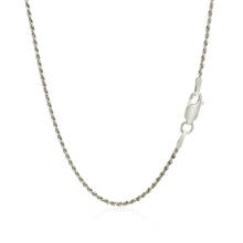 Load image into Gallery viewer, Sterling Silver 1.4mm Diamond Cut Rope Style Chain