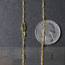 Load image into Gallery viewer, 10k Yellow Gold Singapore Chain (1.80 mm)