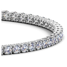 Load image into Gallery viewer, Lab Grown Round Diamond Tennis Bracelet in 14k White Gold (5 cctw F/G VS2/SI1)
