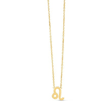 Load image into Gallery viewer, 14K Yellow Gold Leo Necklace