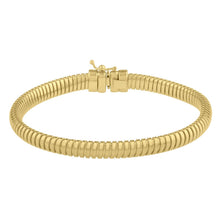 Load image into Gallery viewer, 14k Yellow Gold Tubogas Bracelet (5.00 mm)