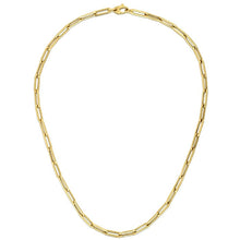 Load image into Gallery viewer, 14K Yellow Gold Bold Paperclip Chain (4.2 mm)