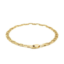 将图片加载到图库查看器,4.5mm 10k Yellow Gold Mariner Link Bracelet