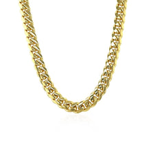 将图片加载到图库查看器,5.0mm 14k Yellow Gold Classic Miami Cuban Solid Chain