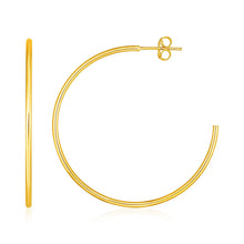 Load image into Gallery viewer, 14k Yellow Gold Polished Hoop Earrings