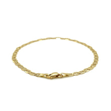 Load image into Gallery viewer, 3.2mm 10k Yellow Gold Mariner Link Anklet