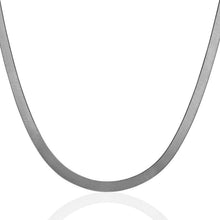 Load image into Gallery viewer, 14k White Gold Super Flex Herringbone Chain (4.60 mm)