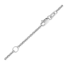 Load image into Gallery viewer, Extendable Cable Chain in 18k White Gold (1.80 mm)