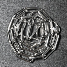 Load image into Gallery viewer, 14K White Gold Wide Paperclip Chain (6.1mm)