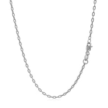 Load image into Gallery viewer, Double Extendable Cable Chain in 14k White Gold (1.9mm)