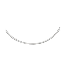 Load image into Gallery viewer, 2.5mm 14k Two Tone Gold Reversible Omega Necklace